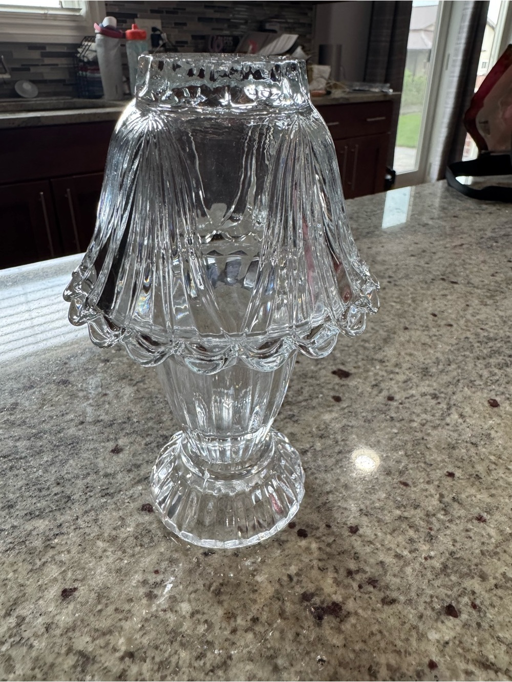Vintage glass lamp